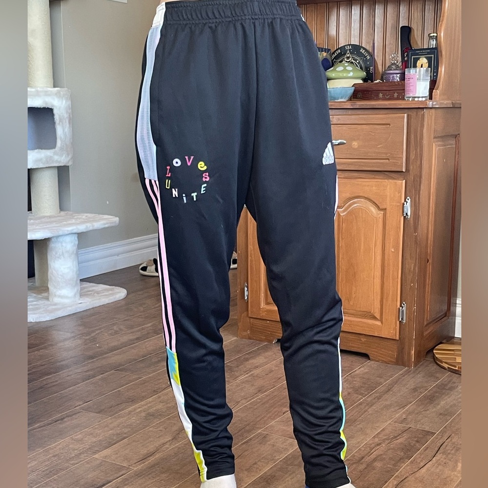 Adidas women’s love unites track pants